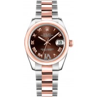 Rolex Datejust 31 Steel & Rose Gold Watch 178241-CHORDRO