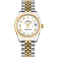 Rolex Datejust 31 White Dial Two Tone Watch 178243-WHTRJ
