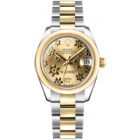 Rolex Datejust 31 Yellow Gold & Oystersteel Watch 178243-CHPFMO