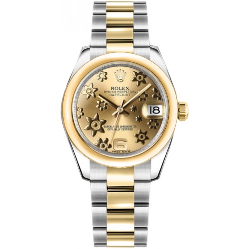Rolex Datejust 31 Yellow Gold & Oystersteel Watch 178243-CHPFMO