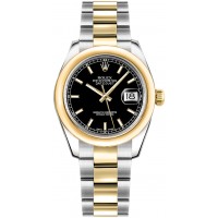 Rolex Datejust 31 Domed Bezel Watch 178243-BLKSO