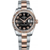 Rolex Datejust 31 Black Dial Oyster Bracelet Watch 178271-BLKCAO