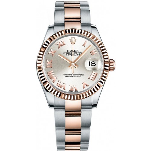 Rolex Datejust 31 Silver Dial Oyster Bracelet Watch 178271-SLVRO