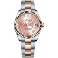 Rolex Datejust 31 Pink Floral Motif Women's Watch 178271-PCHFMO