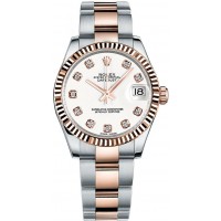 Rolex Datejust 31 White Diamond Dial Women's Watch 178271-WHTDDO