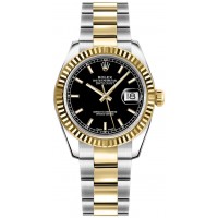 Rolex Datejust 31 Oyster Bracelet Watch 178273-BLKSO