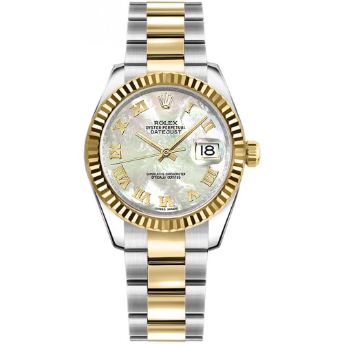 Rolex Datejust 31 White Mother of Pearl Dial Women's Watch 178273-MOPRO