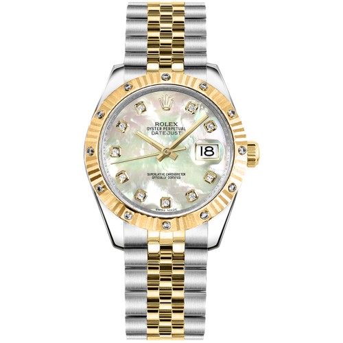 Rolex Datejust 31 Mother of Pearl Diamond Jubilee Bracelet Watch 178313-MOPDJ