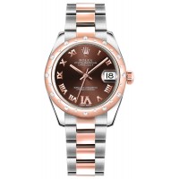 Rolex Datejust 31 Stainless Steel & Rose Gold Ladies Watch 178341-CHODRO