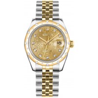 Rolex Datejust 31 Solid 18K Gold & Steel Watch 178343-CHPJDJ