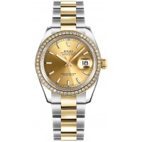 Rolex Datejust 31 Champagne Dial Watch 178383-CHPSO