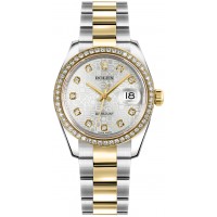 Rolex Datejust 31 Diamond Bezel Ladies Watch 178383-SLVJDO