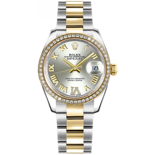 Rolex Datejust 31 Oyster Bracelet Diamond Watch 178383-SLVRDRO