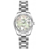 Rolex Lady-Datejust 26 Pearl Diamond Women's Watch 179174-MOPDO