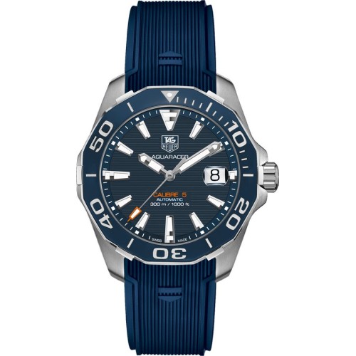 tag heuer calibre 5 aquaracer blue