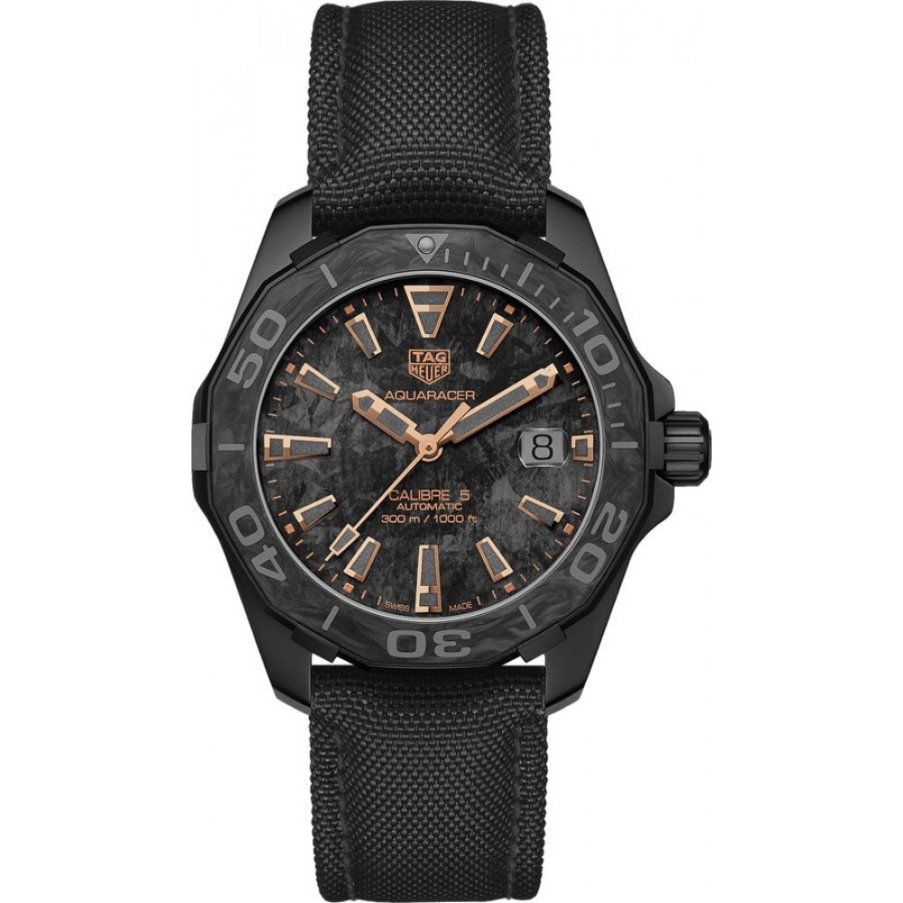 tag heuer aquaracer calibre 5 black titanium