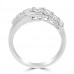 1.15 ct Round Cut Diamond Wedding Band Ring in Prong Setting