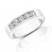 0.50 ct Round Cut Diamond Wedding Band Ring in Channel Setting