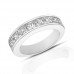 2.00 ct Princess Cut Diamond Wedding Band Ring In Channel Setting