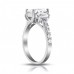 2.10 ct Ladies Emerald Cut Diamond Engagement Ring 