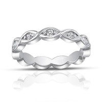 0.60 ct Ladies Round Cut Diamond Eternity Band Ring