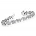 3.50 ct Ladies Round Cut Diamond Tennis Bracelet In Bezel Setting In 14 kt White Gold 3.50 ct Ladies Round Cut Diamond Tennis Bracelet In Bezel Setting In 14 kt White Gold