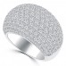 5.25 ct Ladies Round Cut Diamond Anniversary Ring