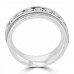 0.70 ct Men's Round Cut Diamond Wedding Band Ring in Channel Setting