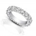4.00 ct Ladies Round Cut Diamond Eternity Wedding Band Ring