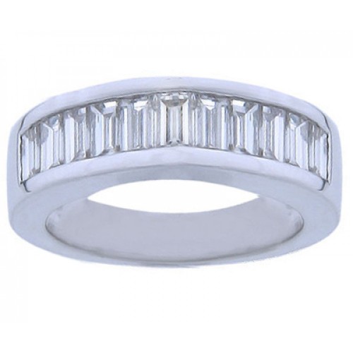 2.00 ct Baguette Cut Diamond Wedding Band Ring